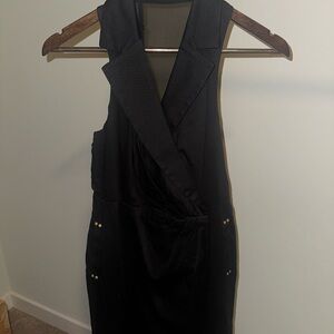 Anthropologie Leifsdottir Black Wrap Dress